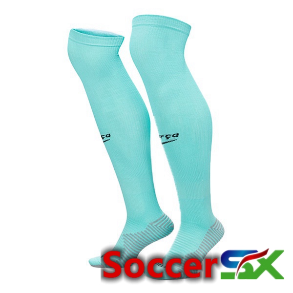 FC Barcelona Soccer Socks Third Green 2023/2024