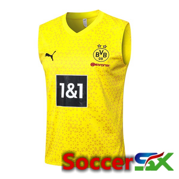 Dortmund BVB Soccer Vest Yellow 2023/2024