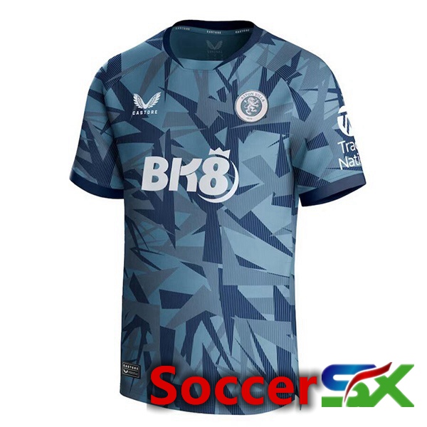 Aston Villa Soccer Jersey Third Blue 2023/2024