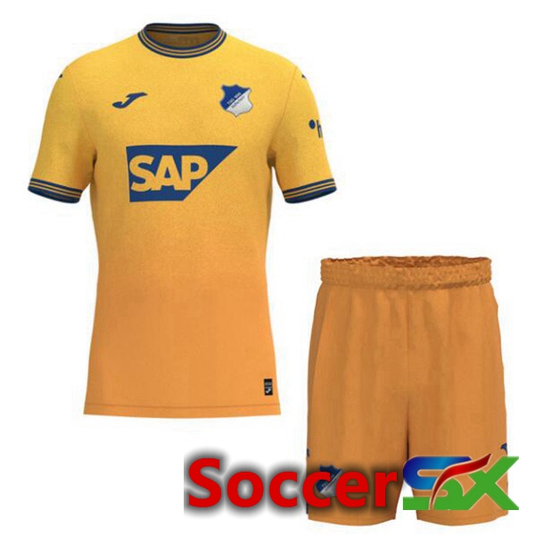 TSG Hoffenheim Kids Soccer Jersey Third Yellow 2023/2024
