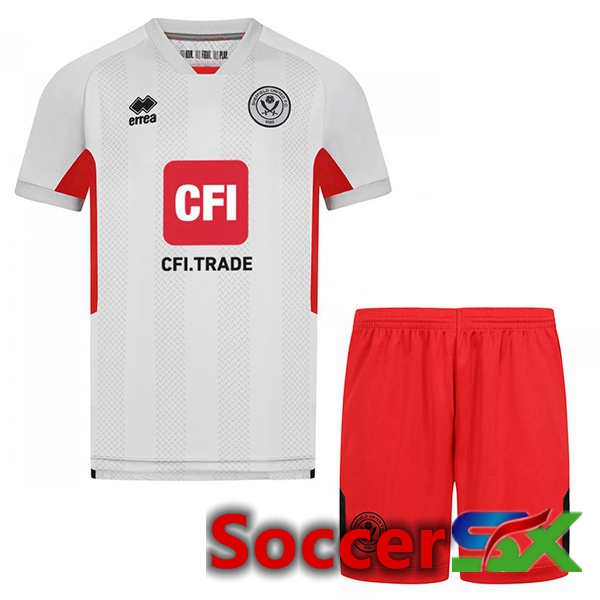 Sheffield United Kids Soccer Jersey Third Grey 2023/2024