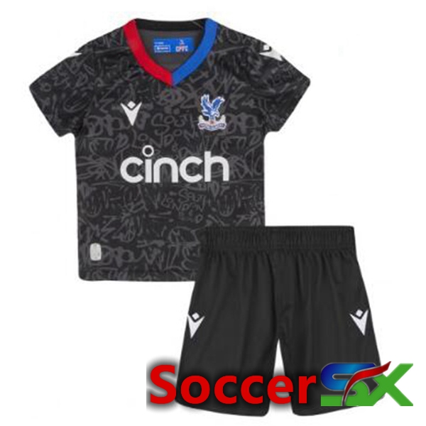 Crystal Palace Kids Soccer Jersey Third Blue 2023/2024
