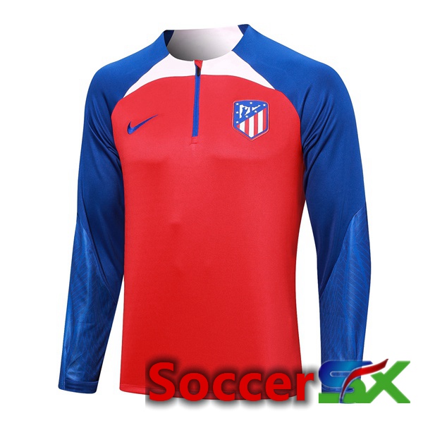 Atletico Madrid Training Sweatshirt Red 2023/2024