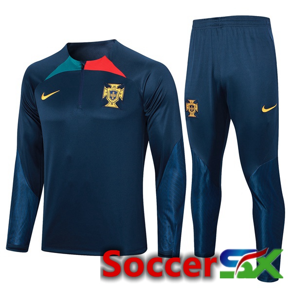 Portugal Training Tracksuit Suit Royal Blue 2023/2024