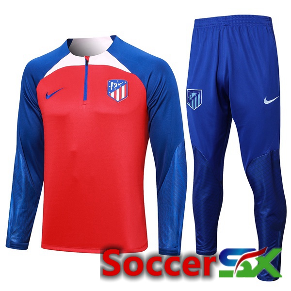 Atletico Madrid Training Tracksuit Suit Red 2023/2024