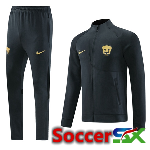 Pumas UNAM Training Jacket Suit Grey 2023/2024