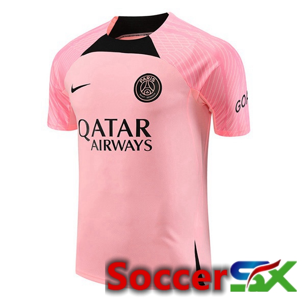 Paris PSG Training T Shirt Pink 2023/2024