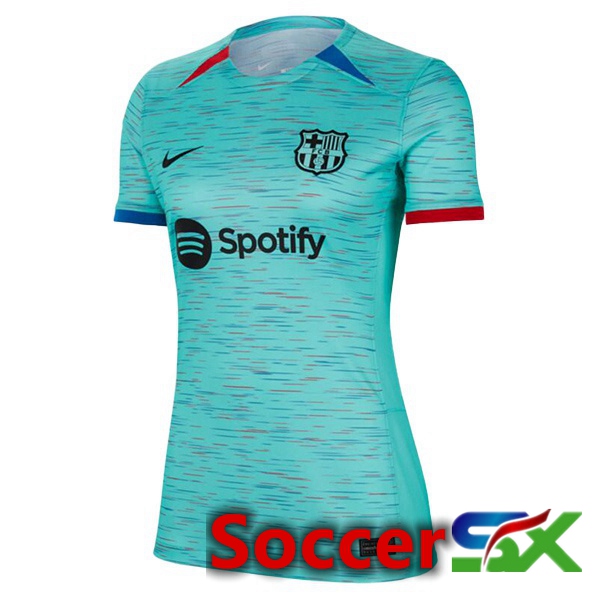 FC Barcelona Womens Soccer Jersey Third Green 2023/2024