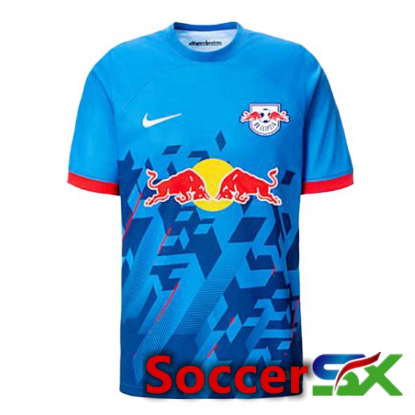 RB Leipzig Soccer Jersey Third Blue 2023/2024