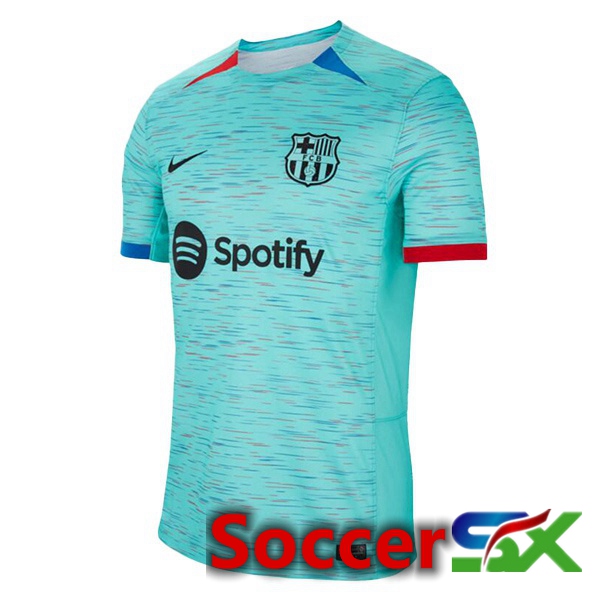 FC Barcelona Soccer Jersey Third Green 2023/2024