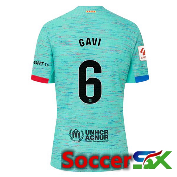 FC Barcelona (GAVI 6) Soccer Jersey Third Green 2023/2024