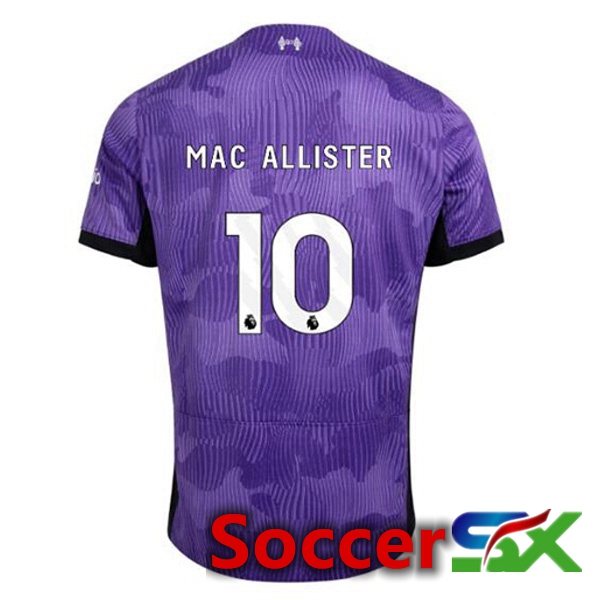 FC Liverpool (MAC ALLISTER 10) Soccer Jersey Third Purple 2023/2024
