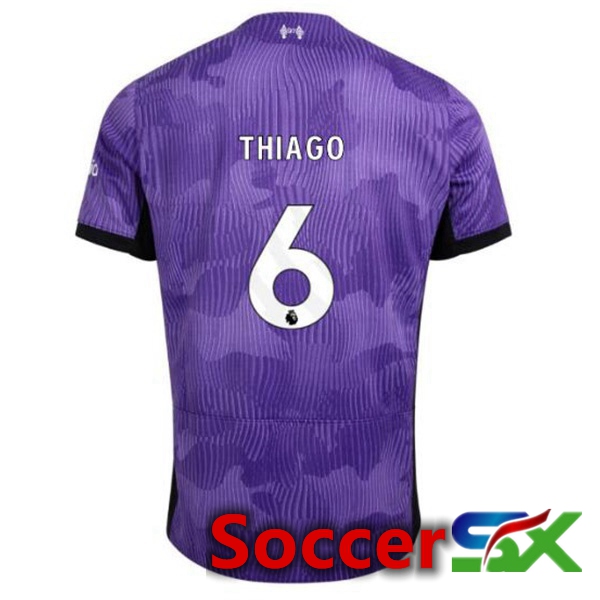 FC Liverpool (THIAGO 6) Soccer Jersey Third Purple 2023/2024
