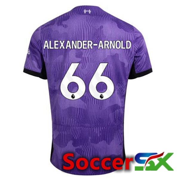 FC Liverpool (ALEXANDER-ARNOLD 66) Soccer Jersey Third Purple 2023/2024