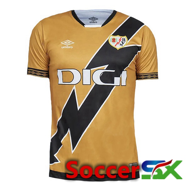 Rayo Vallecano Soccer Jersey Third Yellow 2023/2024