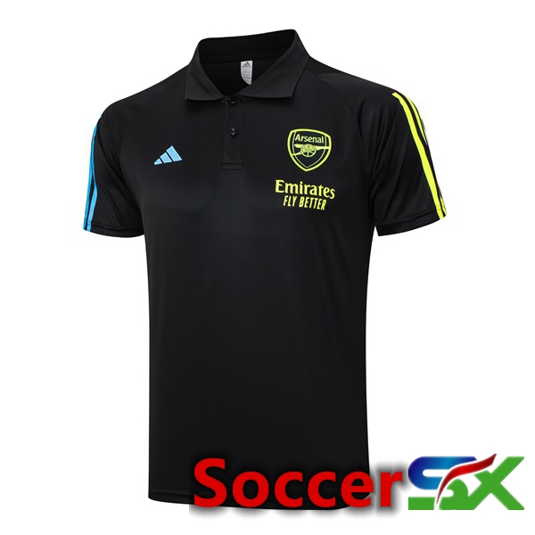 Arsenal Soccer Polo Black 2023/2024