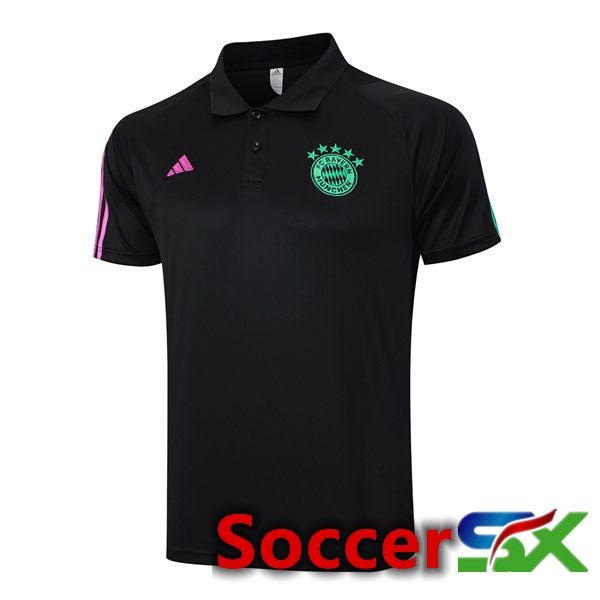 Bayern Munich Soccer Polo Black 2023/2024