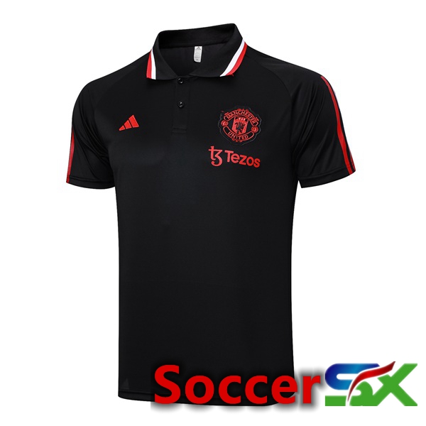 Manchester United Soccer Polo Black 2023/2024