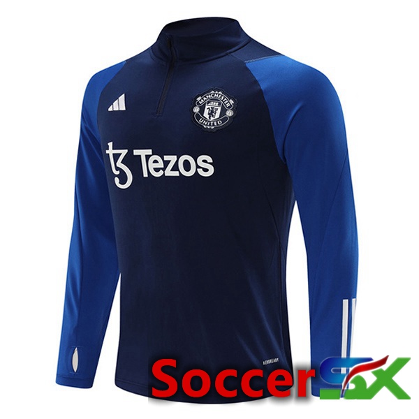 Manchester United Training Sweatshirt Blue 2023/2024