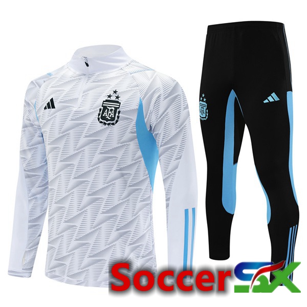 Argentina Training Tracksuit Suit White 2023/2024