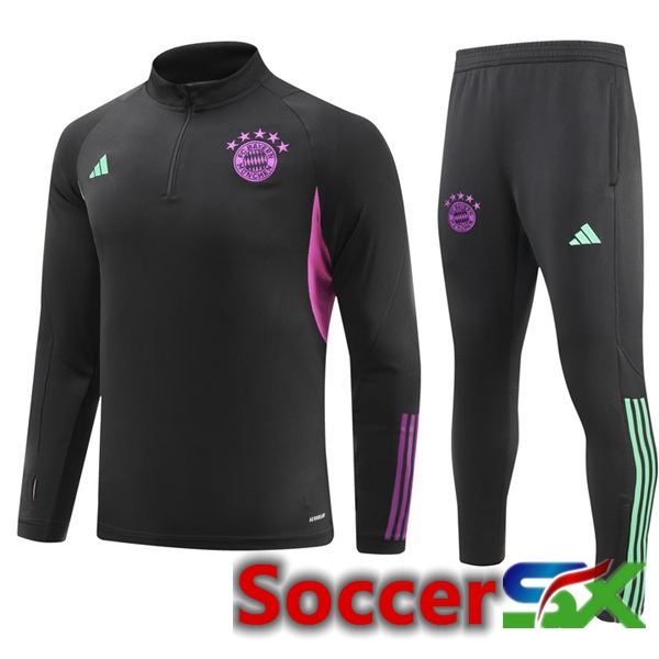 Bayern Munich Training Tracksuit Suit Black 2023/2024