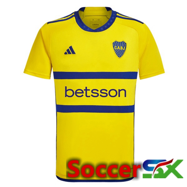 Boca Juniors Soccer Jersey Away Yellow 2023/2024