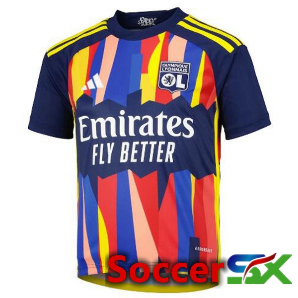 Lyon OL Soccer Jersey Third Blue 2023/2024