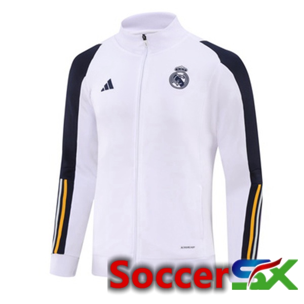 Real Madrid Training Jacket White 2023/2024