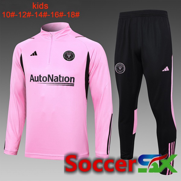 Inter Miami CF Kids Training Tracksuit Suit Pink 2023/2024