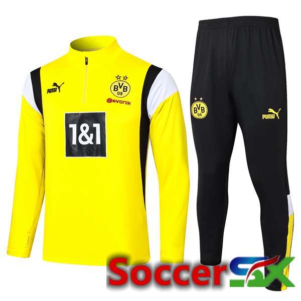 Dortmund BVB Training Tracksuit Suit Yellow 2023/2024