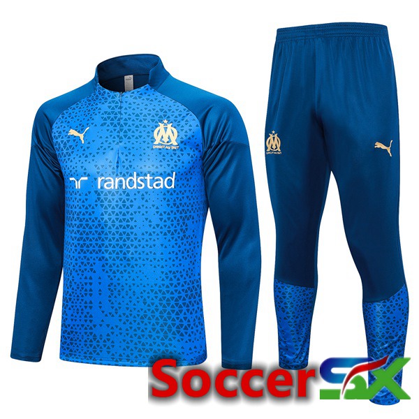 Marseille OM Training Tracksuit Suit Blue 2023/2024