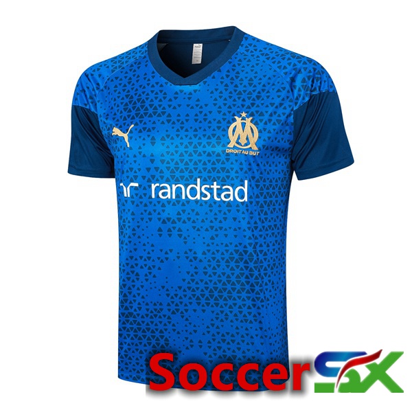 Marseille OM Training T Shirt Blue 2023/2024
