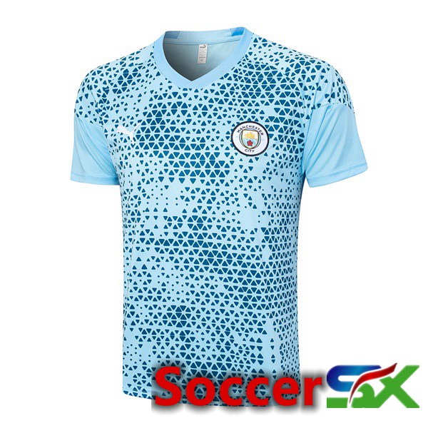 Manchester City Training T Shirt Blue 2023/2024