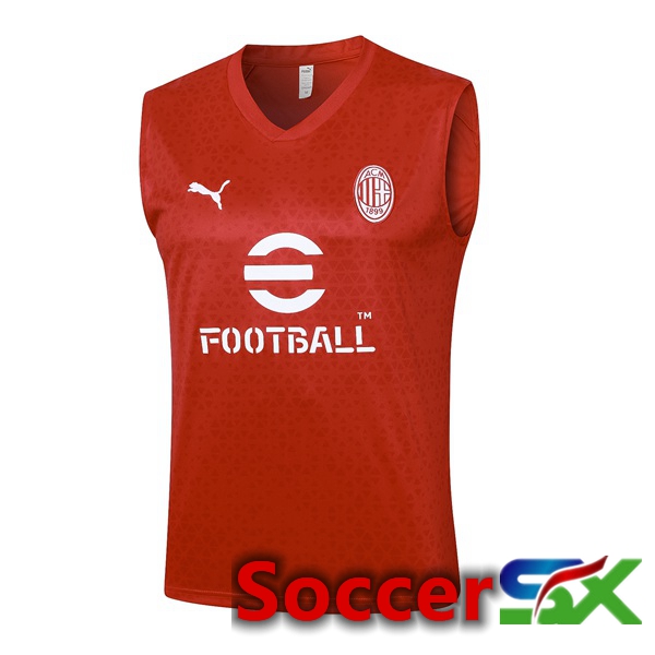 AC Milan Soccer Vest Red 2023/2024