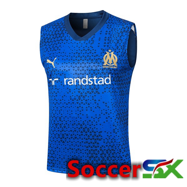 Marseille OM Soccer Vest Blue 2023/2024