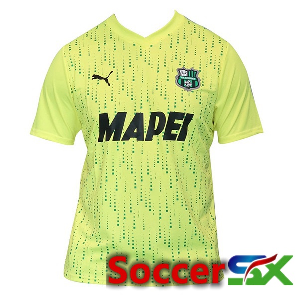 US Sassuolo Soccer Jersey Third Green Yellow 2023/2024