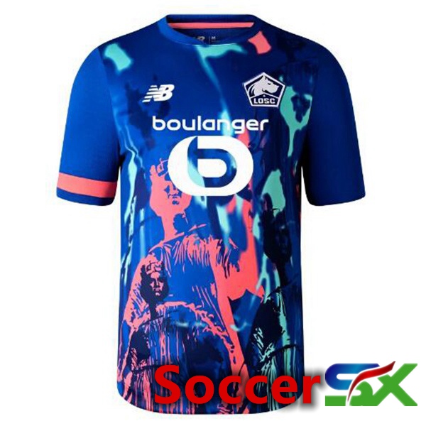 Lille OSC Soccer Jersey Fourth Blue 2023/2024