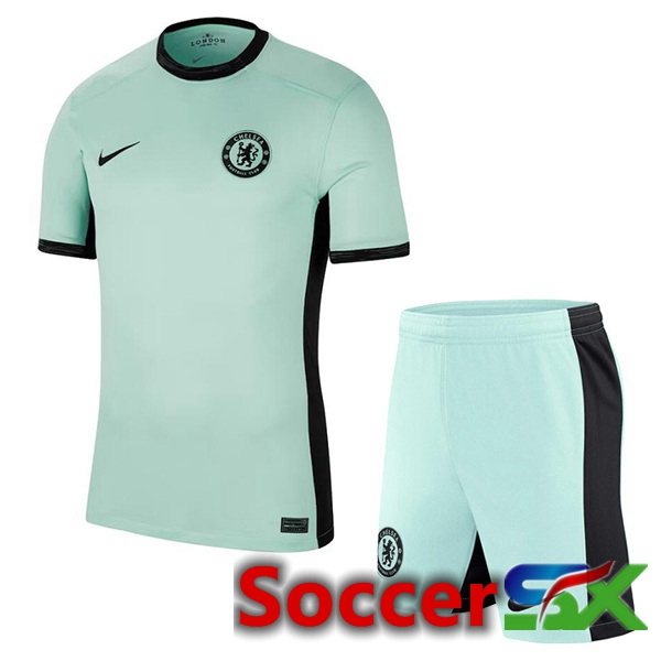 FC Chelsea Kids Soccer Jersey Third Green 2023/2024