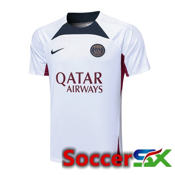 Paris PSG Training T Shirt White 2023/2024