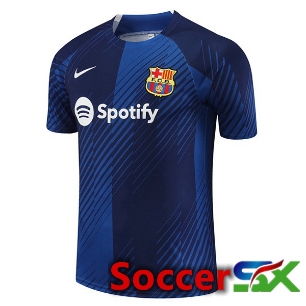 FC Barcelona Training T Shirt Blue 2023/2024