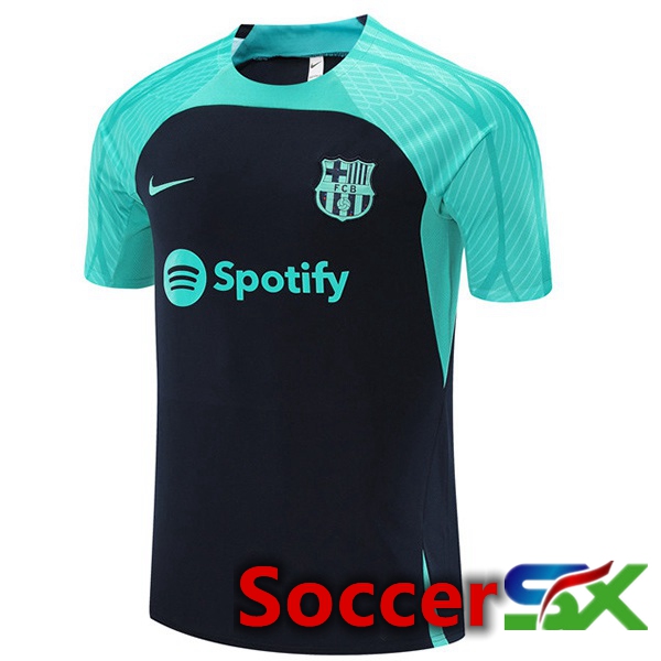 FC Barcelona Training T Shirt Green Royal Blue 2023/2024