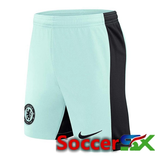 FC Chelsea Soccer Shorts Third Green 2023/2024