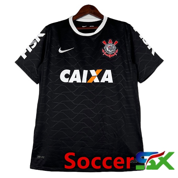 Corinthians Retro Soccer Jersey Away Black 2008