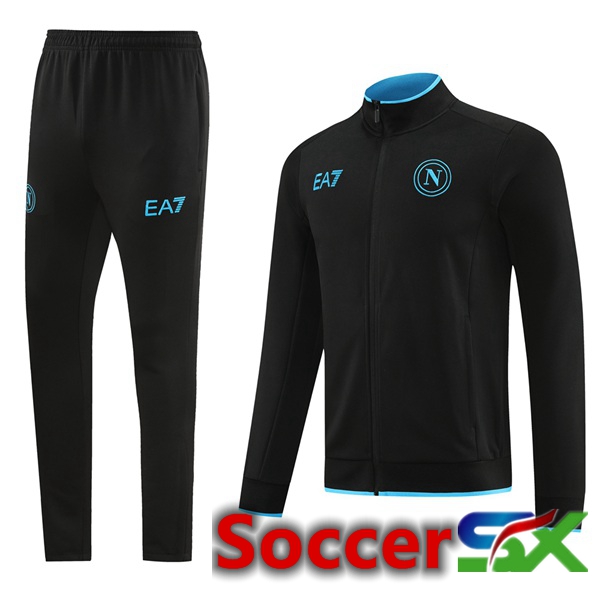 SSC Napoli Training Jacket Suit Black 2023/2024