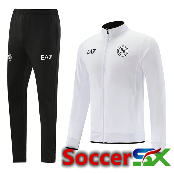 SSC Napoli Training Jacket Suit White 2023/2024