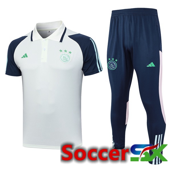 AFC Ajax Soccer Polo + Pants Green 2023/2024