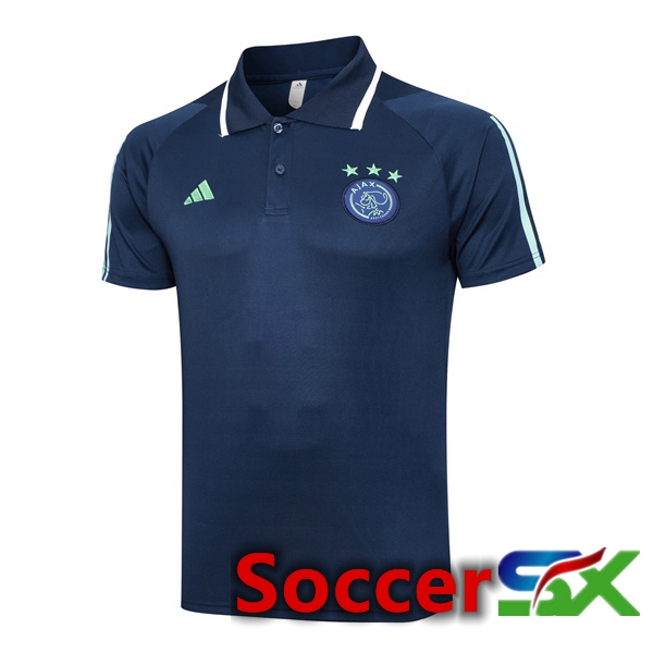 AFC Ajax Soccer Polo Royal Blue 2023/2024