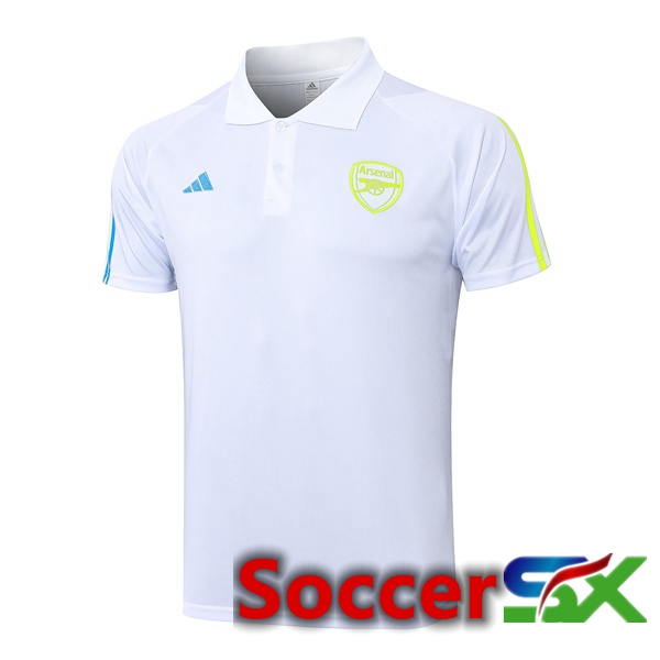 Arsenal Soccer Polo White 2023/2024