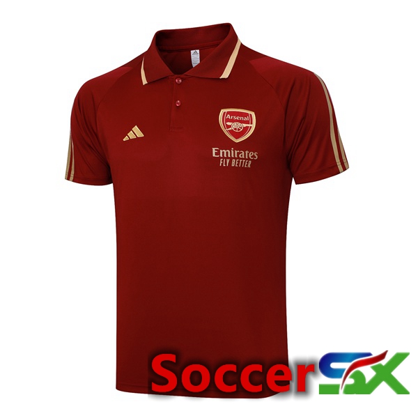 Arsenal Soccer Polo Red 2023/2024