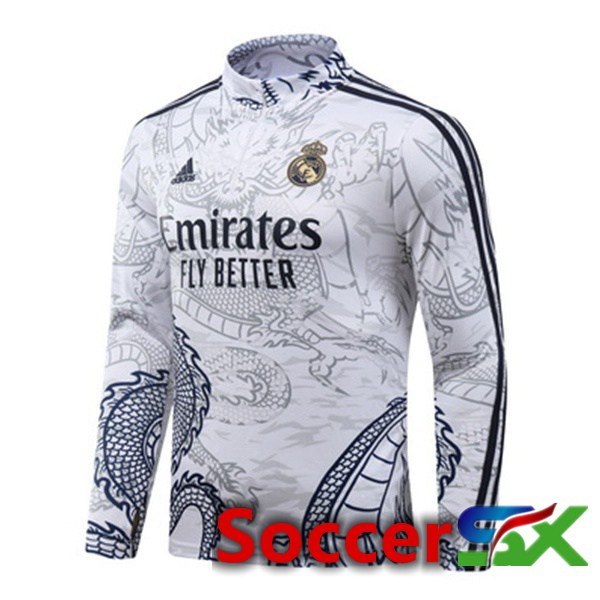 Real Madrid Training Sweatshirt White 2023/2024